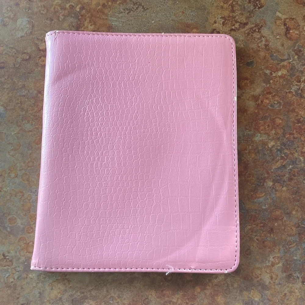 Pandigital light pink leather tablet case